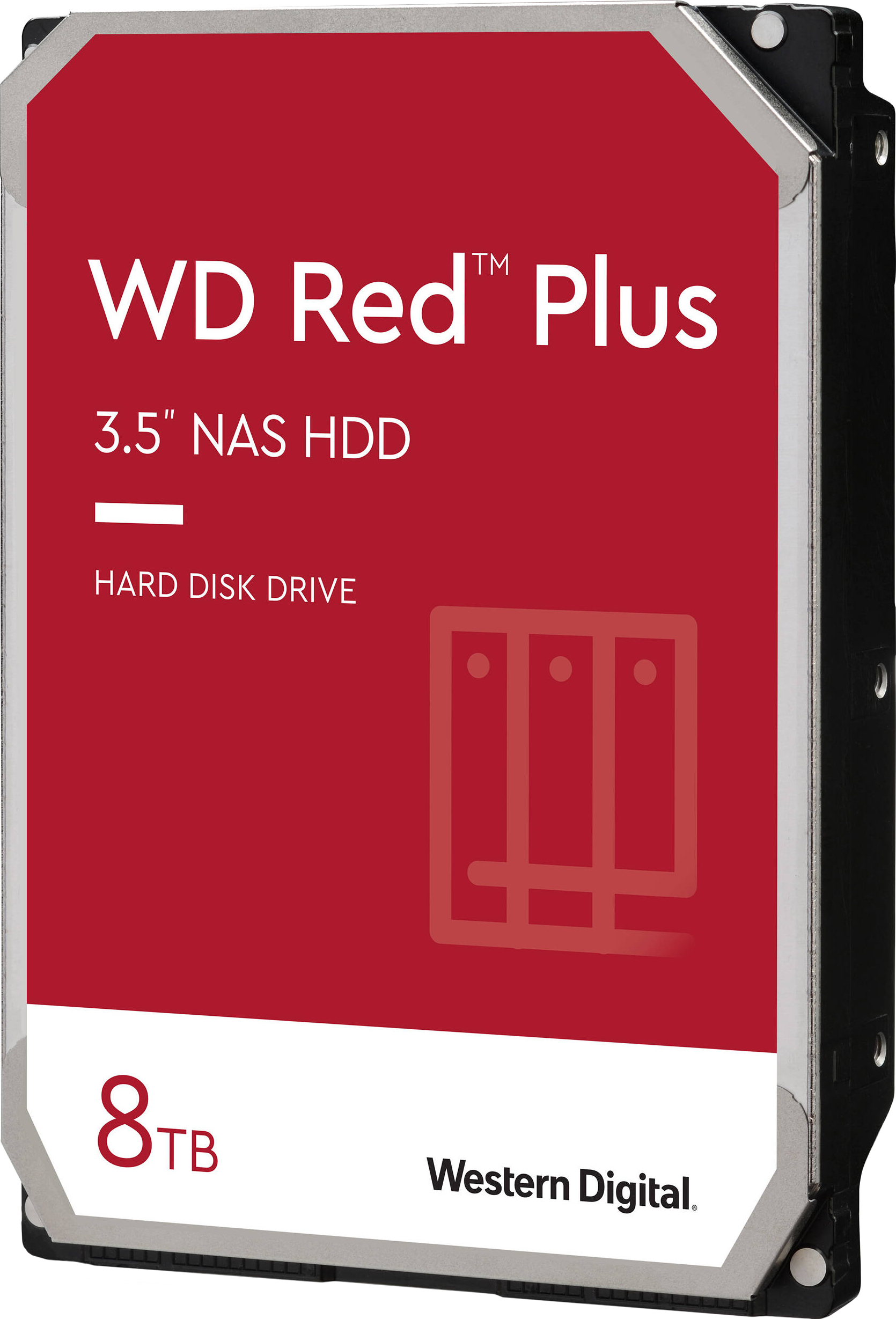 Жорсткий диск WD 8TB 3.5" 5640 256MB SATA Red Plus NAS (WD80EFPX)