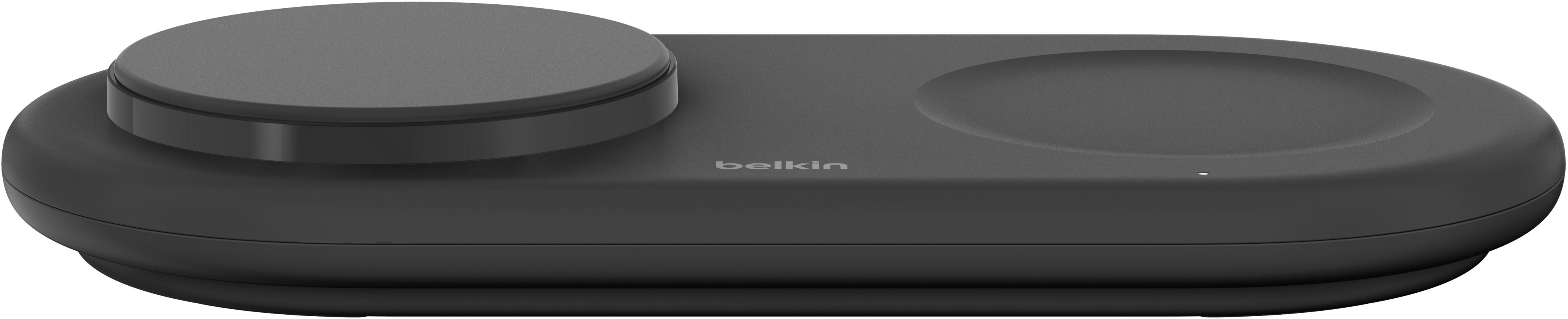 Бездротовий зарядний пристрій Belkin 2в1 15Вт Pad Qi2 Black (WIZ021VFBK)