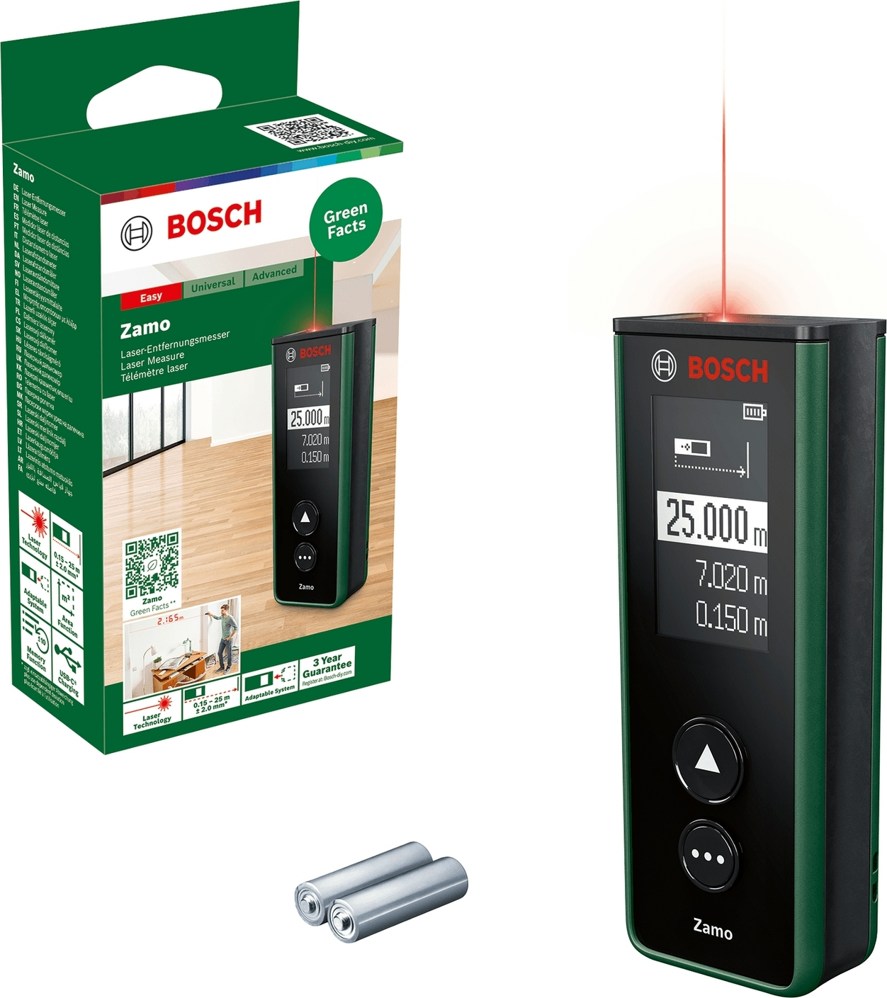 Далекомір лазерний Bosch Zamo (0.603.672.900)