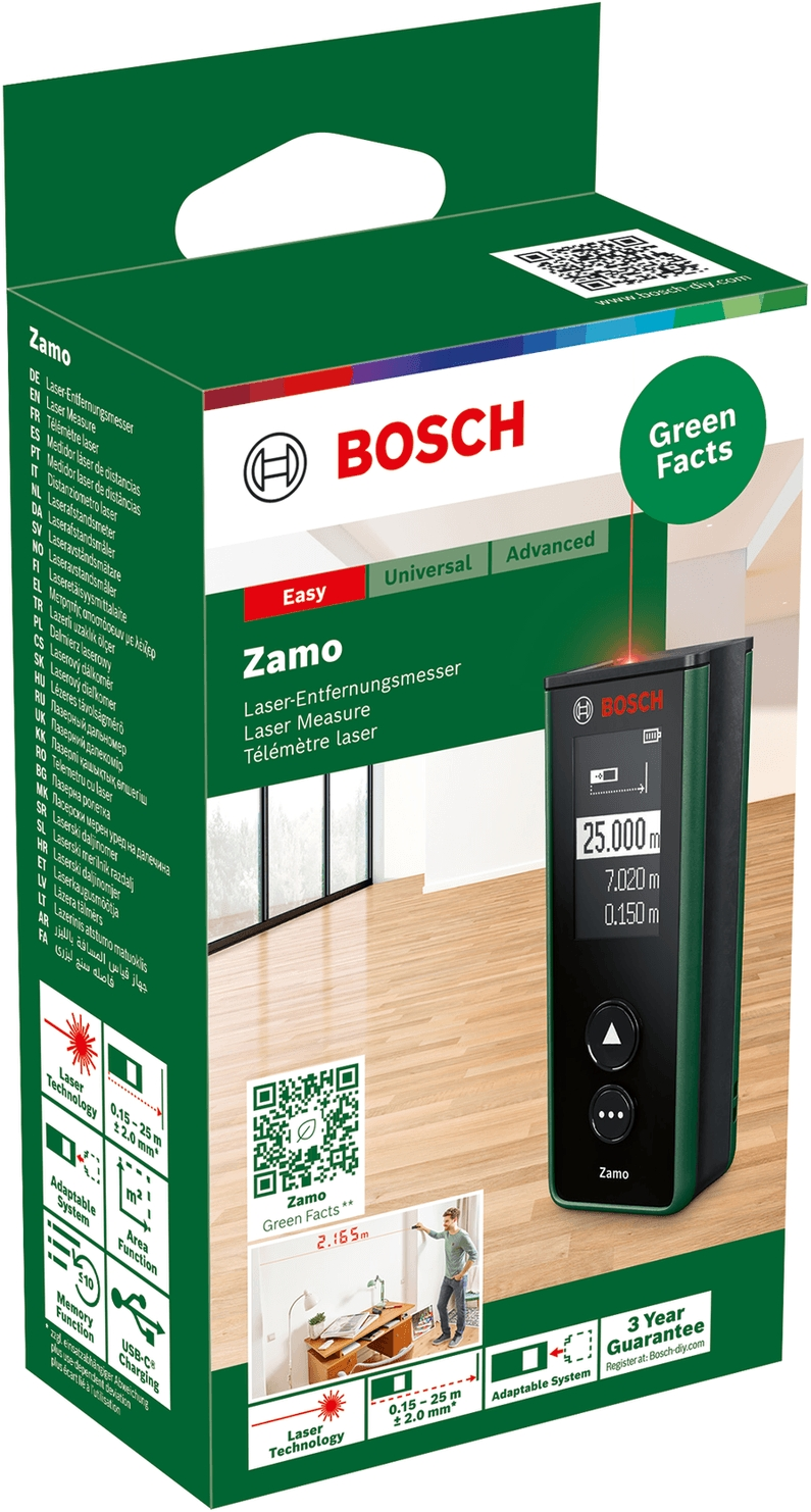 Далекомір лазерний Bosch Zamo (0.603.672.900)