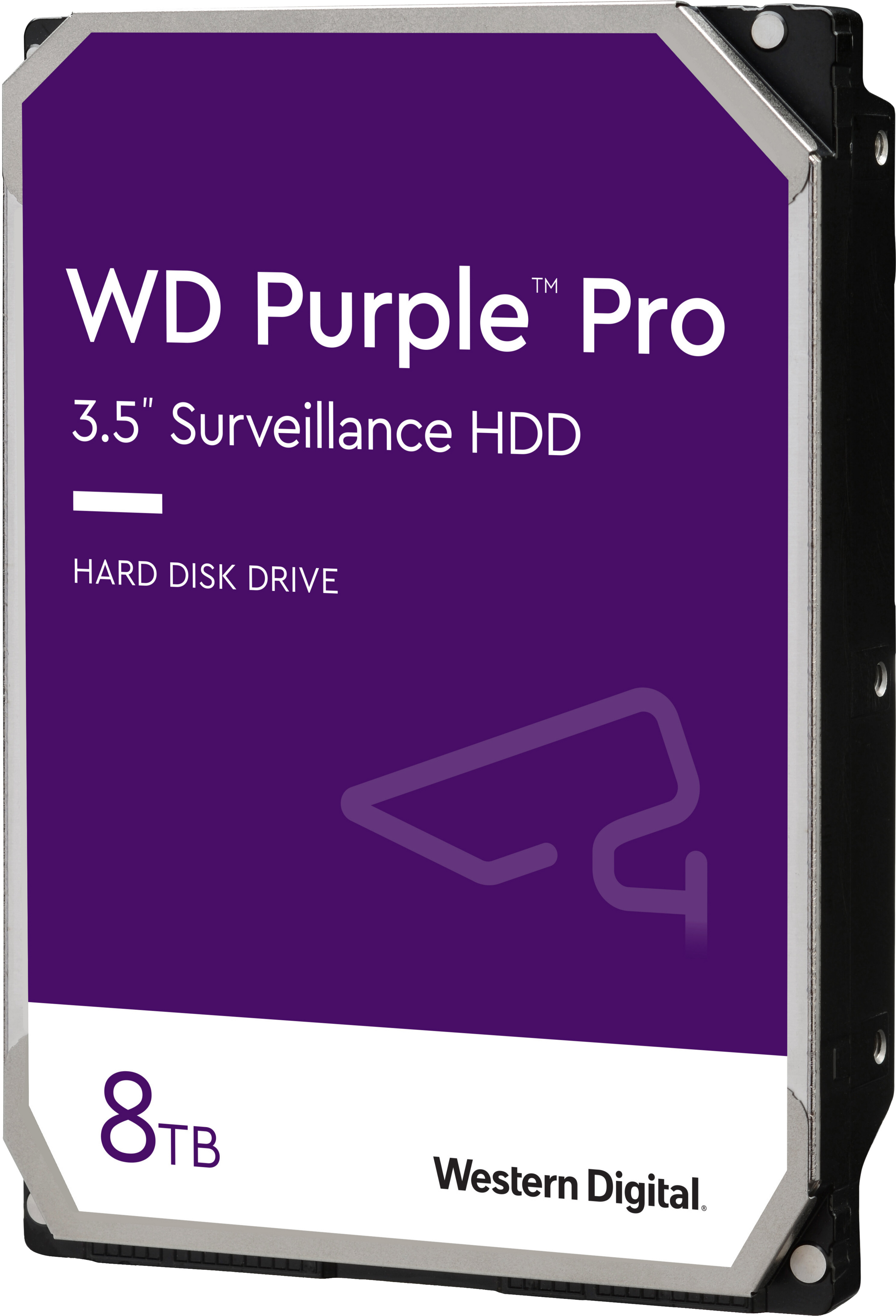 Жесткий диск WD 8TB 3.5" 7200 256MB SATA Purple Pro Surveillance (WD8002PURP)