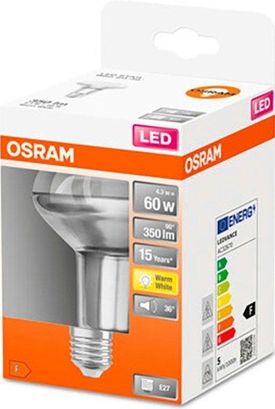 Лампа Osram Led E27 4.3Вт 2700К 350Лм R63 Star (4058075125988)