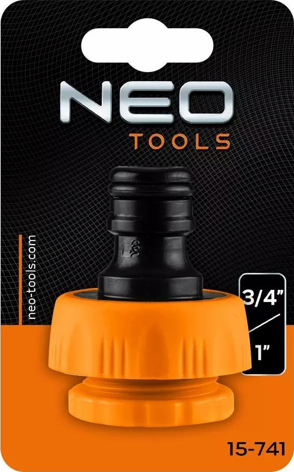 Коннектор для крана Neo Tools 3/4",1", с внутренней резьбой (15-741)