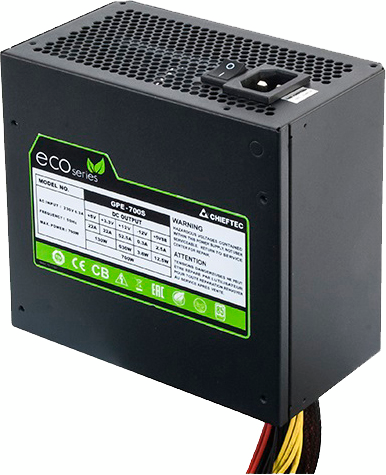 Блок живлення для ПК CHIEFTEC Eco 700W (GPE-700S)