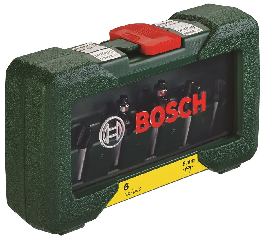 Набір фрез для дерева Bosch Expert for Wood 8мм, 6шт (2.607.019.463)