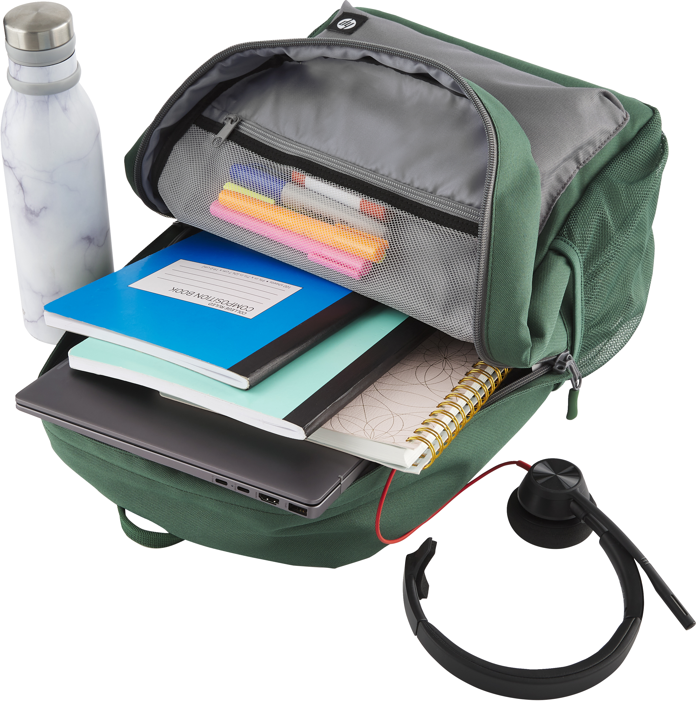 Рюкзак HP Campus Green Backpack 15.6" (7J595AA)