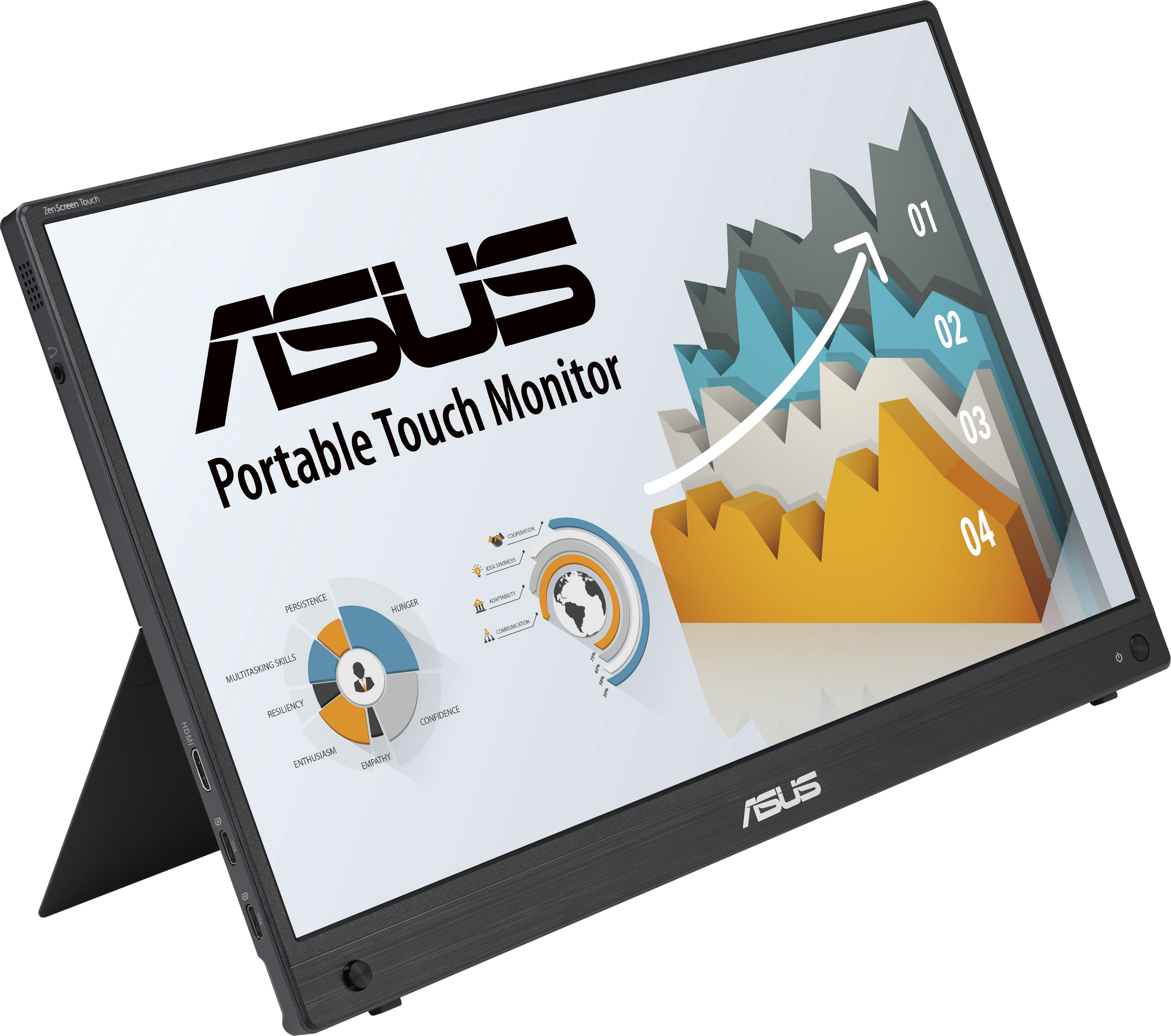 Монітор портативний 15.6" ASUS MB16AHT ZenScreen Touch (90LM0890-B01170)