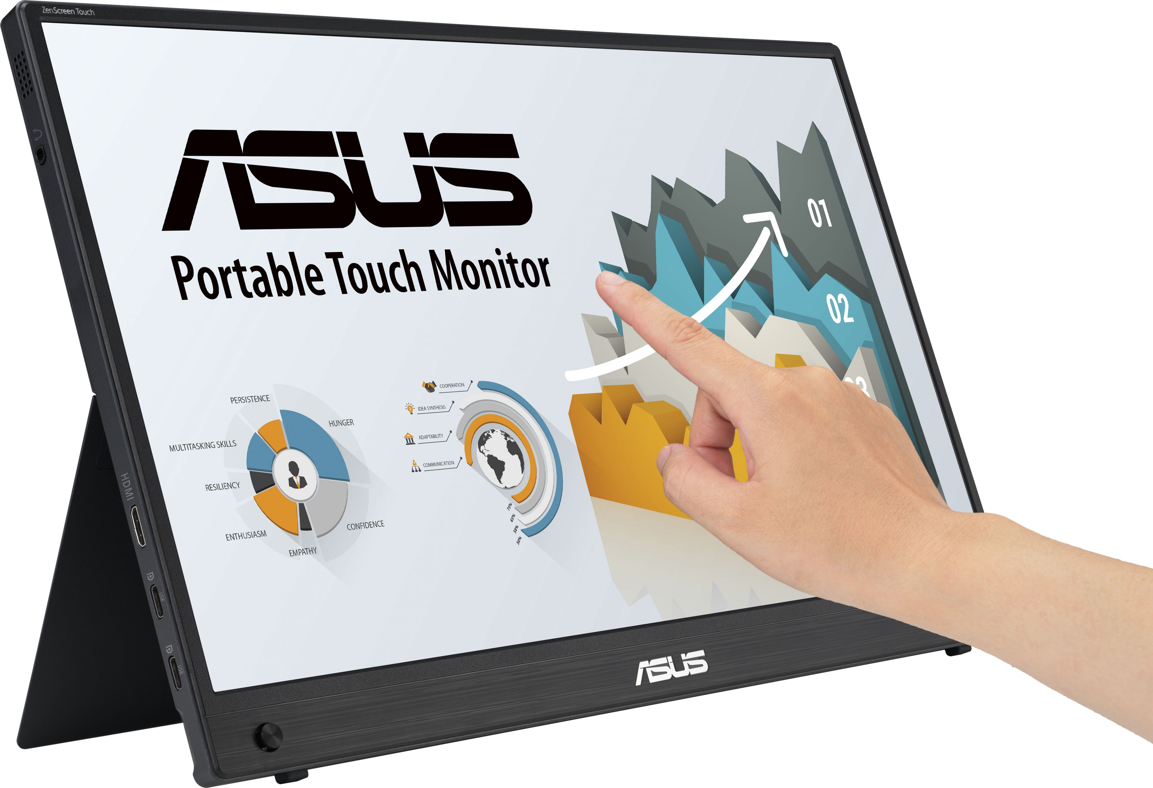 Монітор портативний 15.6" ASUS MB16AHT ZenScreen Touch (90LM0890-B01170)