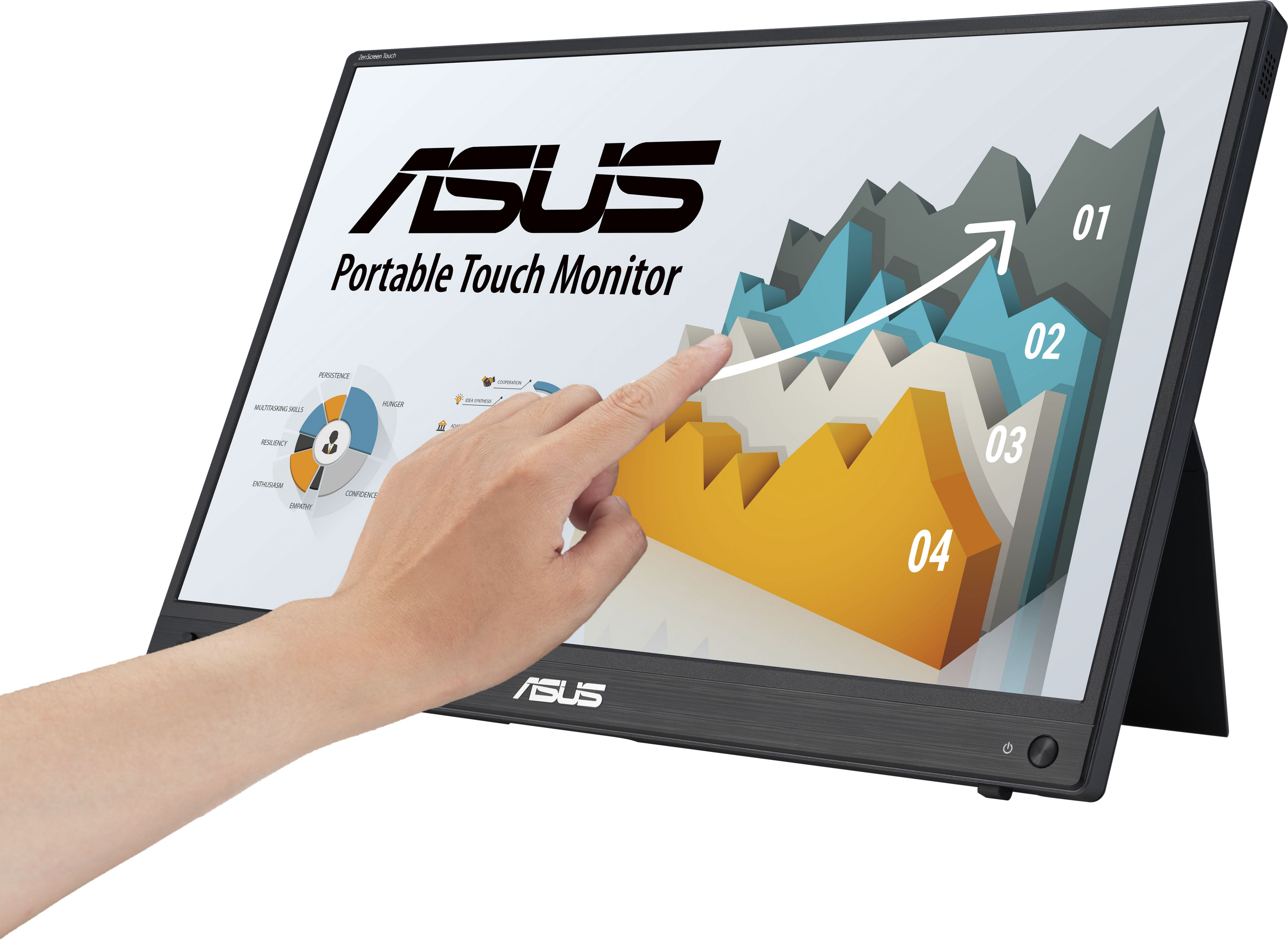 Монітор портативний 15.6" ASUS MB16AHT ZenScreen Touch (90LM0890-B01170)