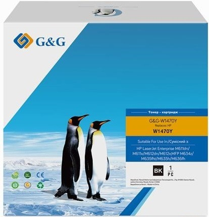 Картридж G&G до HP 147Y LJ MFP M611/M612/M635/M636 Black (42000 стор) (G&G-W1470Y)