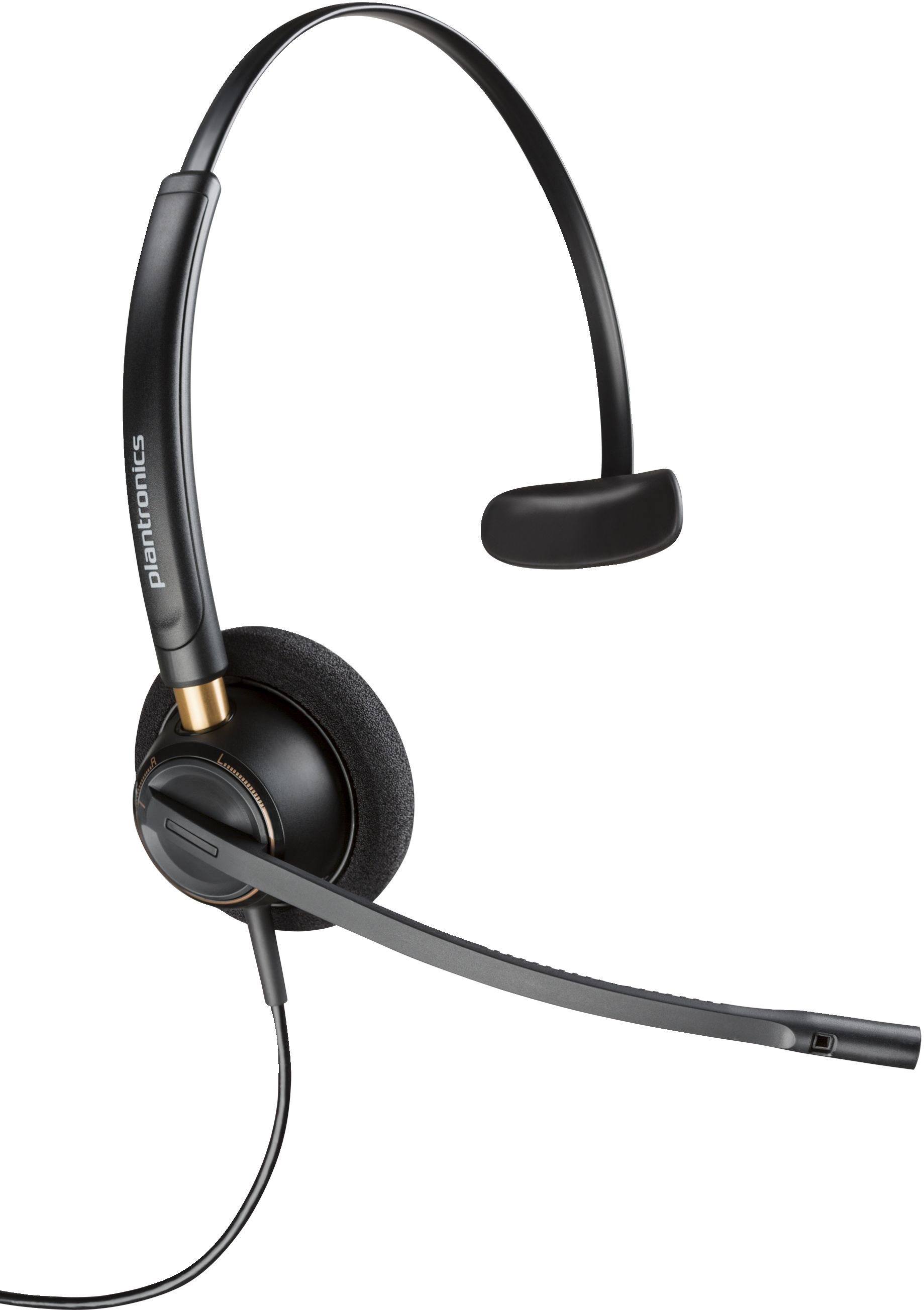 Гарнітура комп'ютерна моно On-ear Poly EncorePro 510, Quick Disconnect Black (783Q2AA)