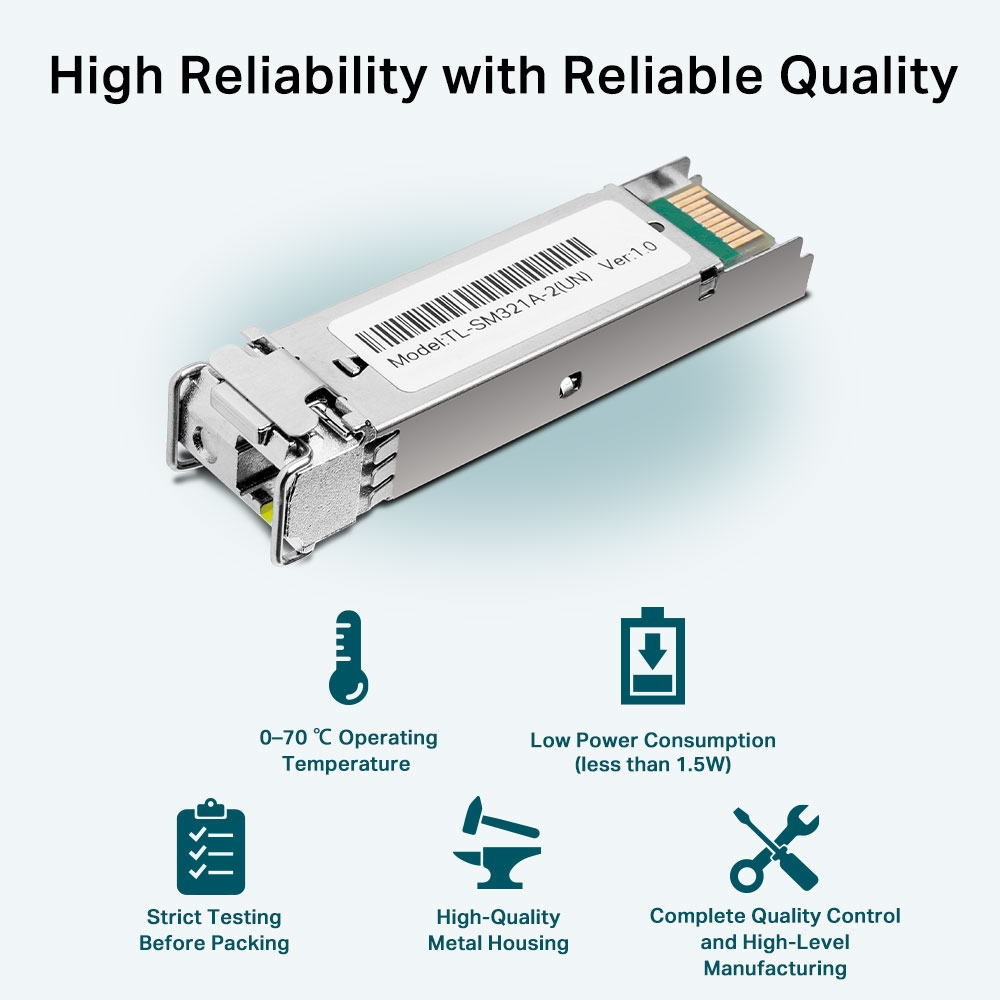 Трансивер SFP TP-LINK SM321A-2 1x1000BaseBX, SM, WDM, 2km LC (SM321A-2)