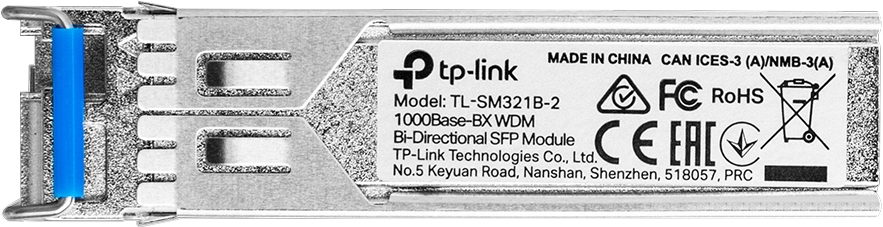 Трансивер SFP TP-LINK SM321B-2 1x1000BaseBX, SM, WDM, 2km LC (SM321B-2)