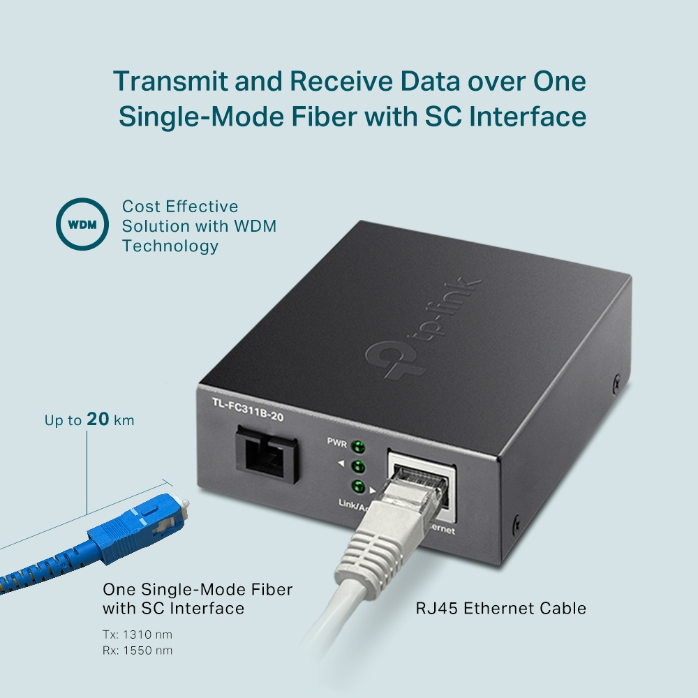 Медіаконвертер TP-LINK FC311B-20