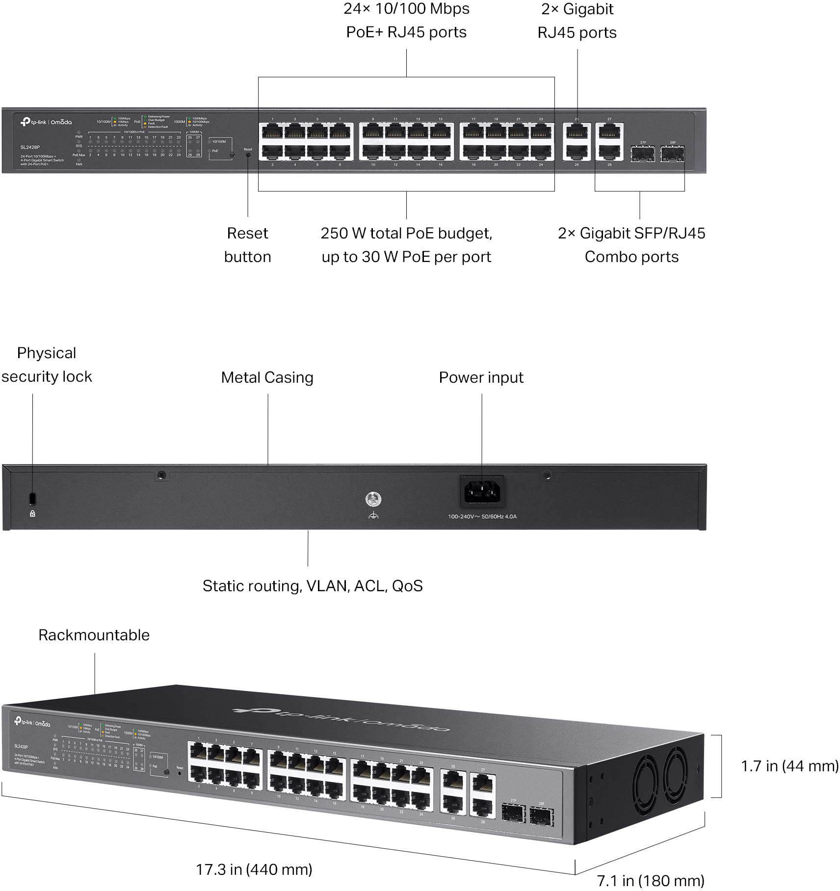 Комутатор TP-LINK SL2428P