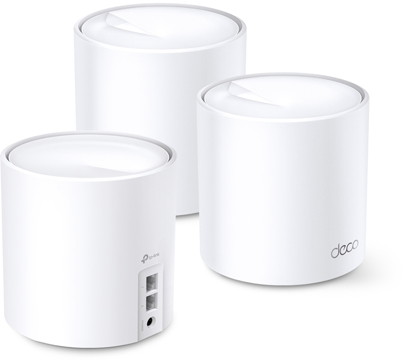 Система WiFi-Mesh TP-LINK Deco X10 AX1500, 1x GE LAN, 1x GE WAN, 3мод