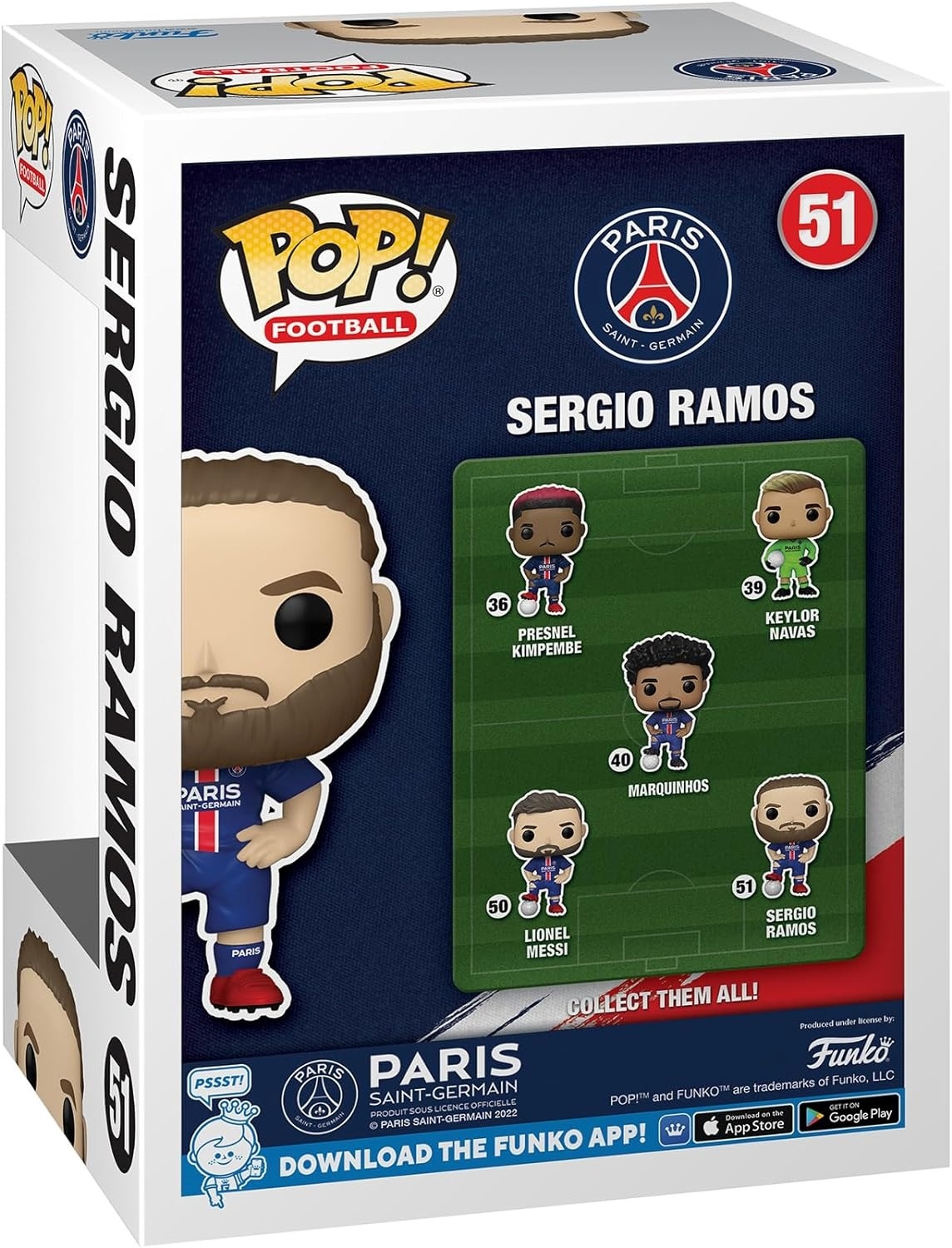 Колекційна фігурка Funko POP! PSG - Sergio Ramos (5908305240129)