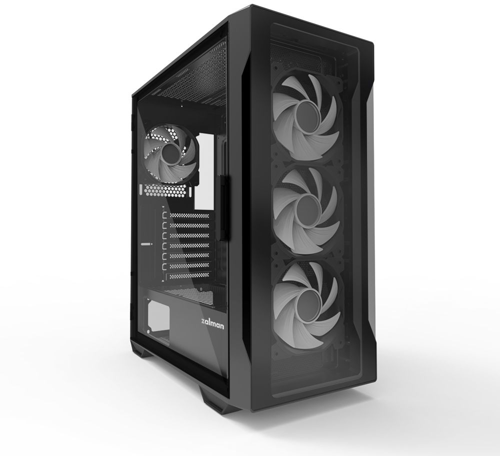 Корпус ZALMAN I3 Neo TG, без БП, 1xUSB3.0, 2xUSB2.0, 4x120mm RGB fans, TG Side/Front Panel, ATX, черный