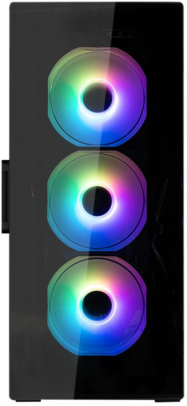 Корпус ZALMAN I3 Neo TG, без БЖ, 1xUSB3.0, 2xUSB2.0, 4x120mm RGB fans, TG Side/Front Panel, ATX, чорний