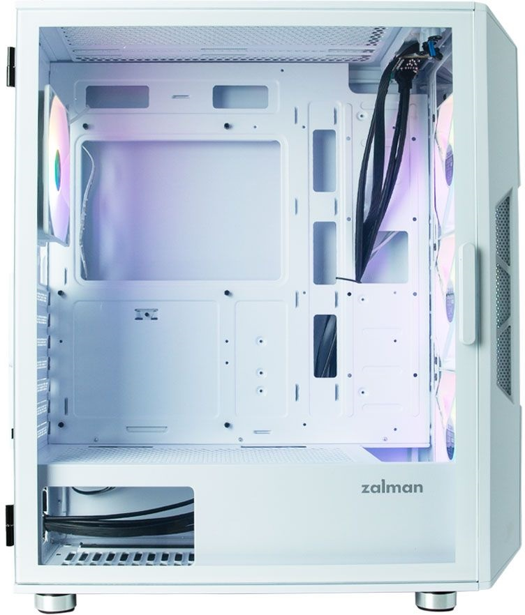 Корпус ZALMAN I3 Neo, без БП, 1xUSB3.0, 2xUSB2.0, 4x120mm RGB fans, TG Side Panel, ATX, белый