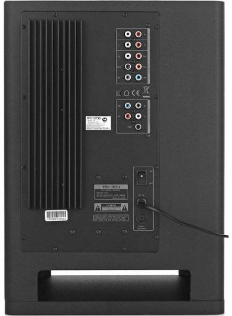 Акустическая система MICROLAB X-15 5.1, 170W, 6RCA, Black