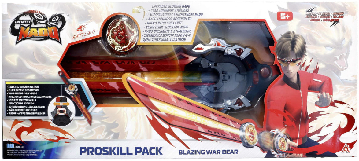 Волчок Infinity Nado VI Proskill Pack Горящий Боевой Медведь (Blazing War Bear) (EU654212)