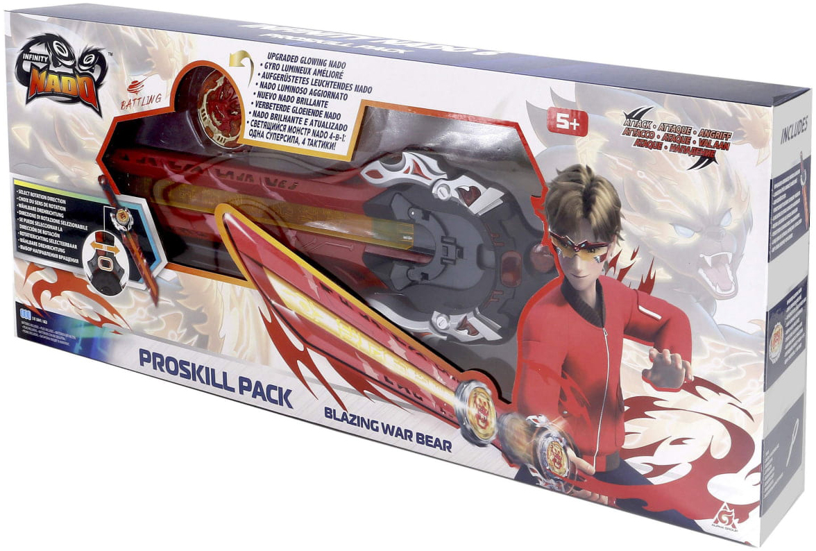 Дзиґа Infinity Nado VI Proskill Pack Палаючий Бойовий Ведмідь (Blazing War Bear) (EU654212)