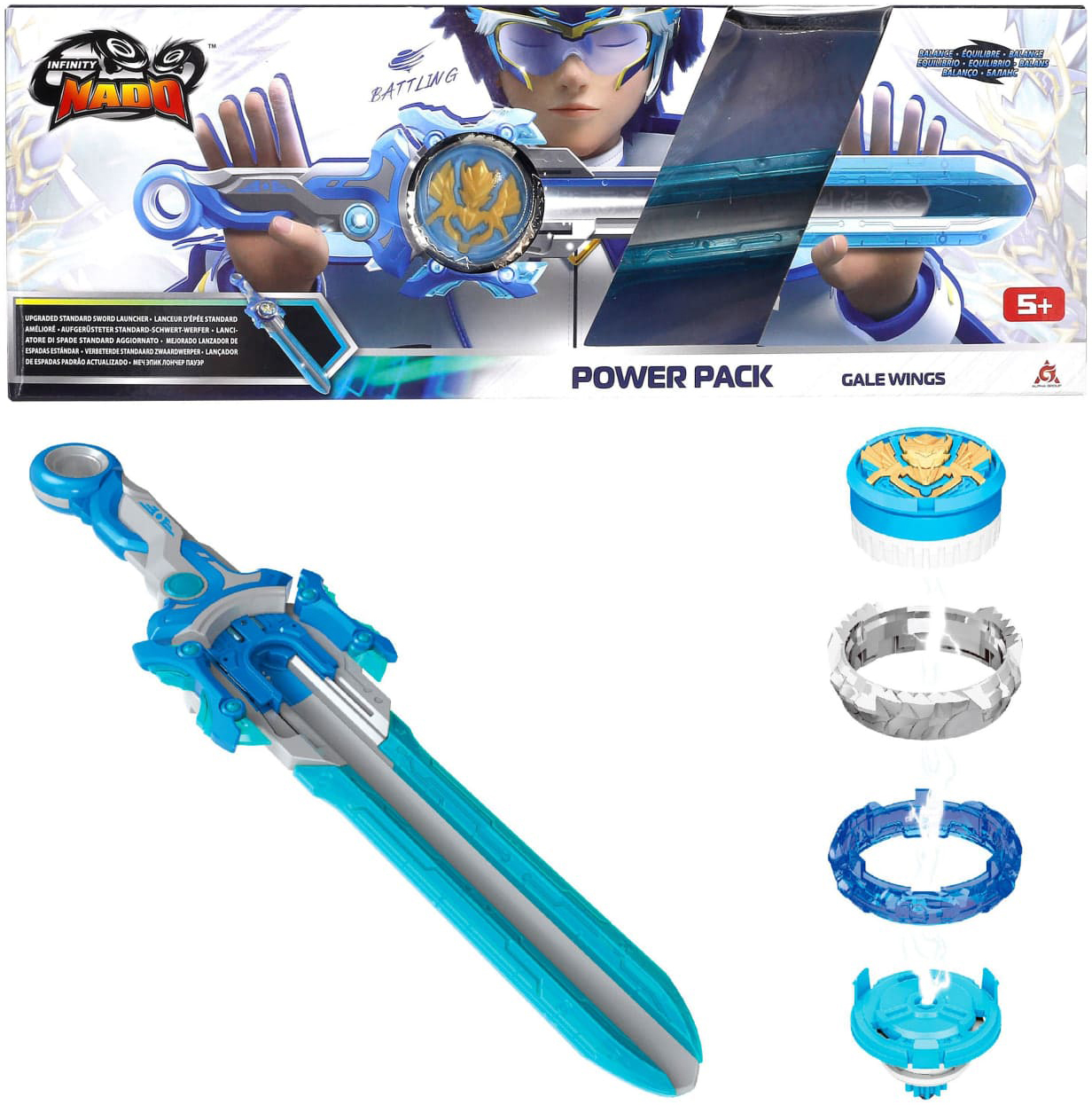 Дзиґа Infinity Nado VI Power Pack Крила Бурі (Gale Wings) (EU654118)