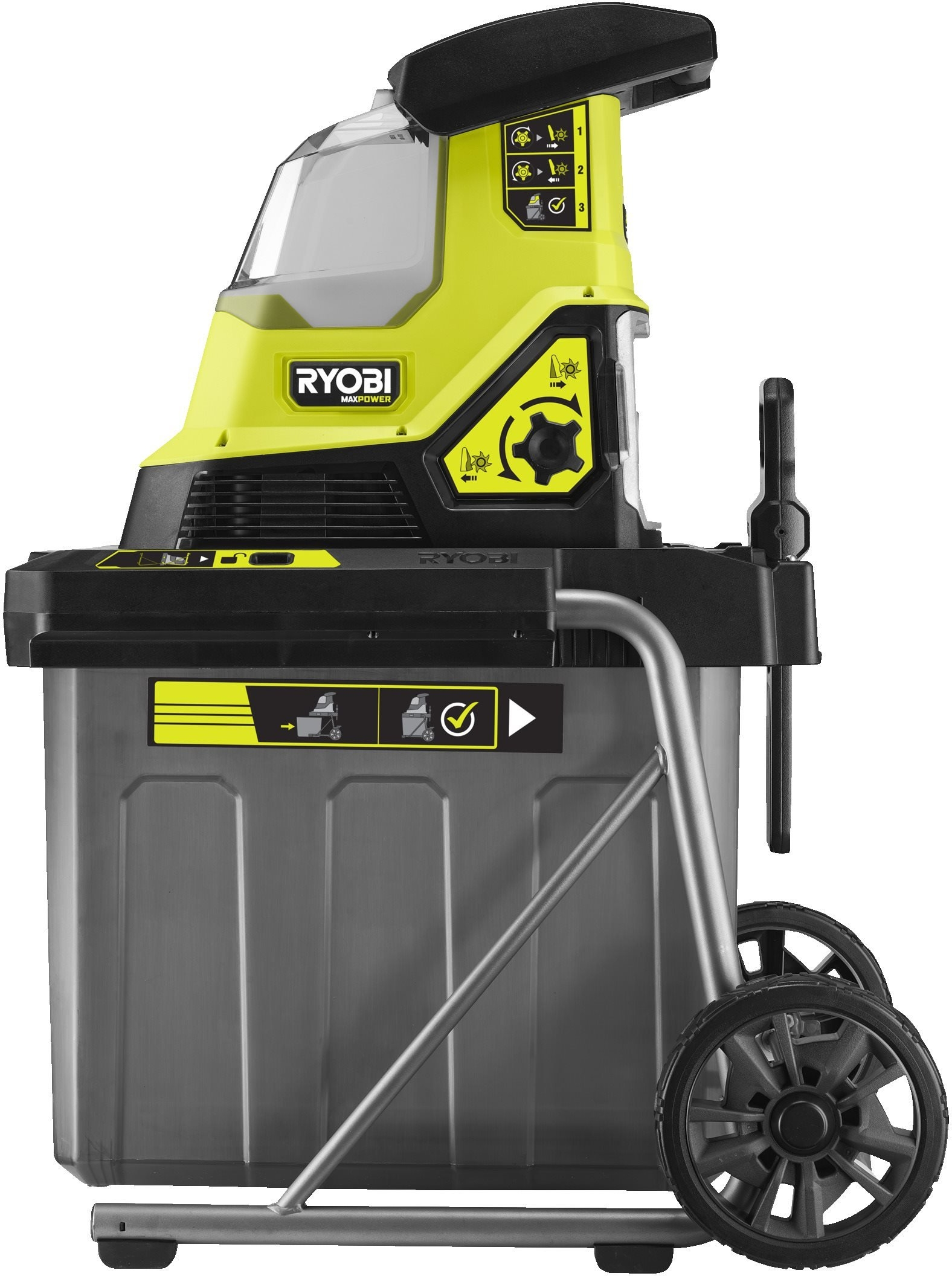 Садовый измельчитель Ryobi RY36SHX40-0, аккумуляторный 36В MAX POWER, 40мм без АКБ и ЗУ (5133005451)