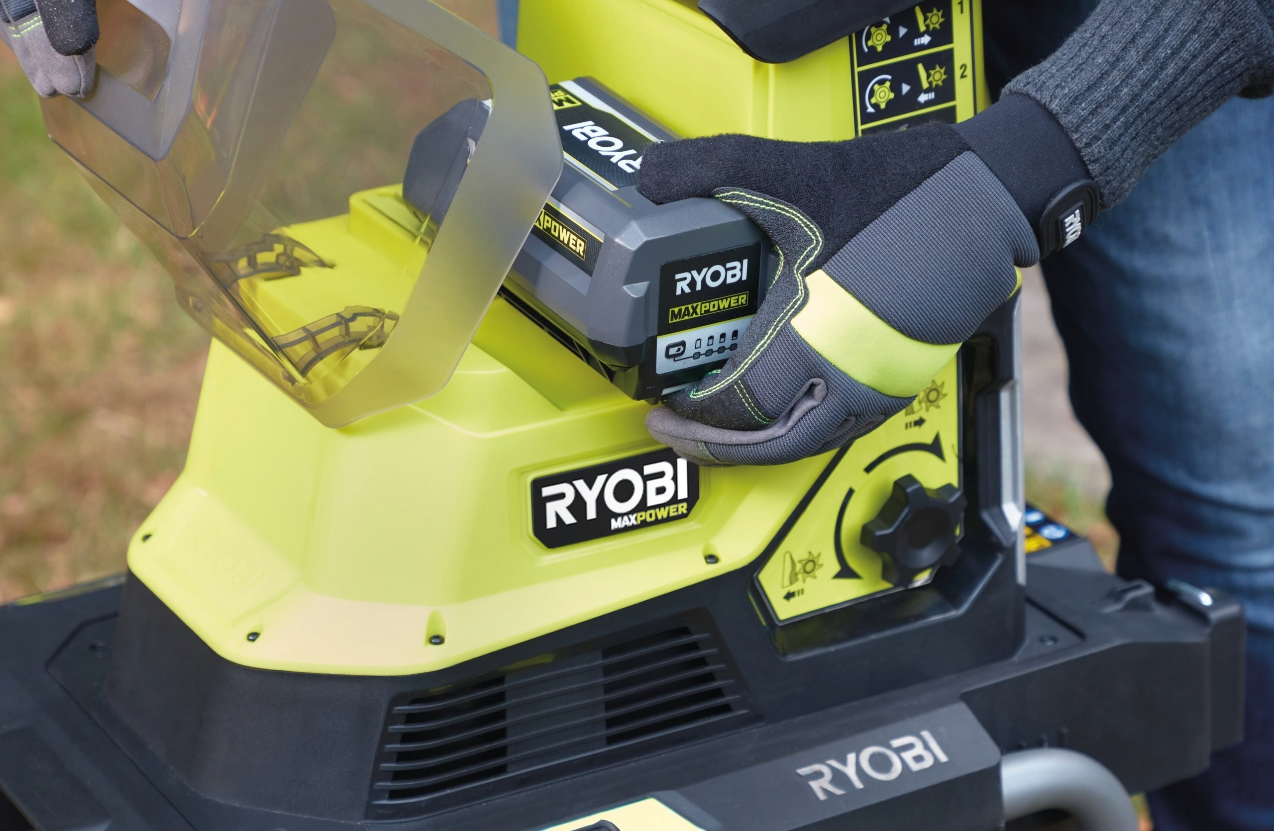 Садовый измельчитель Ryobi RY36SHX40-0, аккумуляторный 36В MAX POWER, 40мм без АКБ и ЗУ (5133005451)