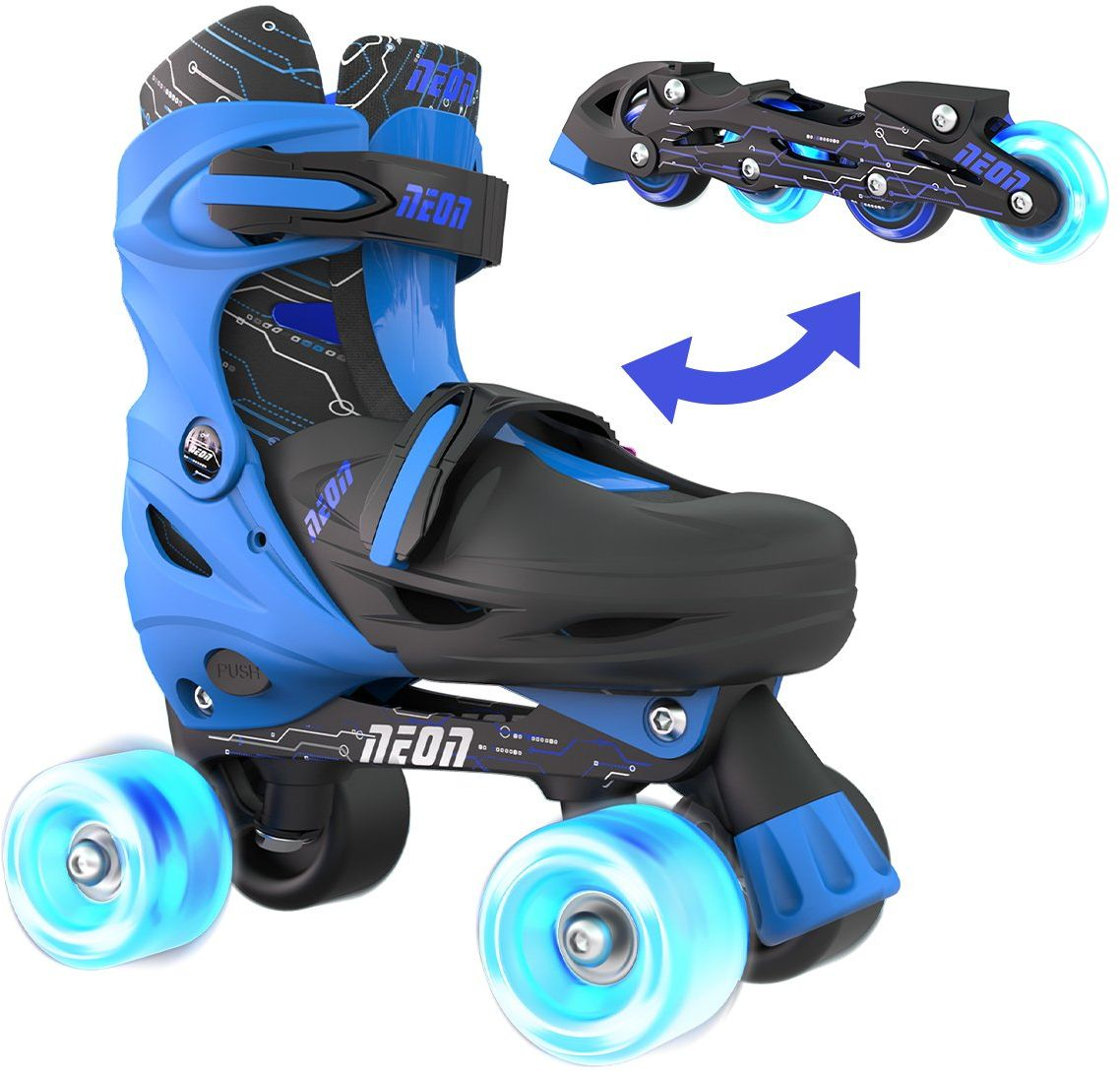 Роликовые коньки Neon Combo Skates Синий (Размер 34-37)