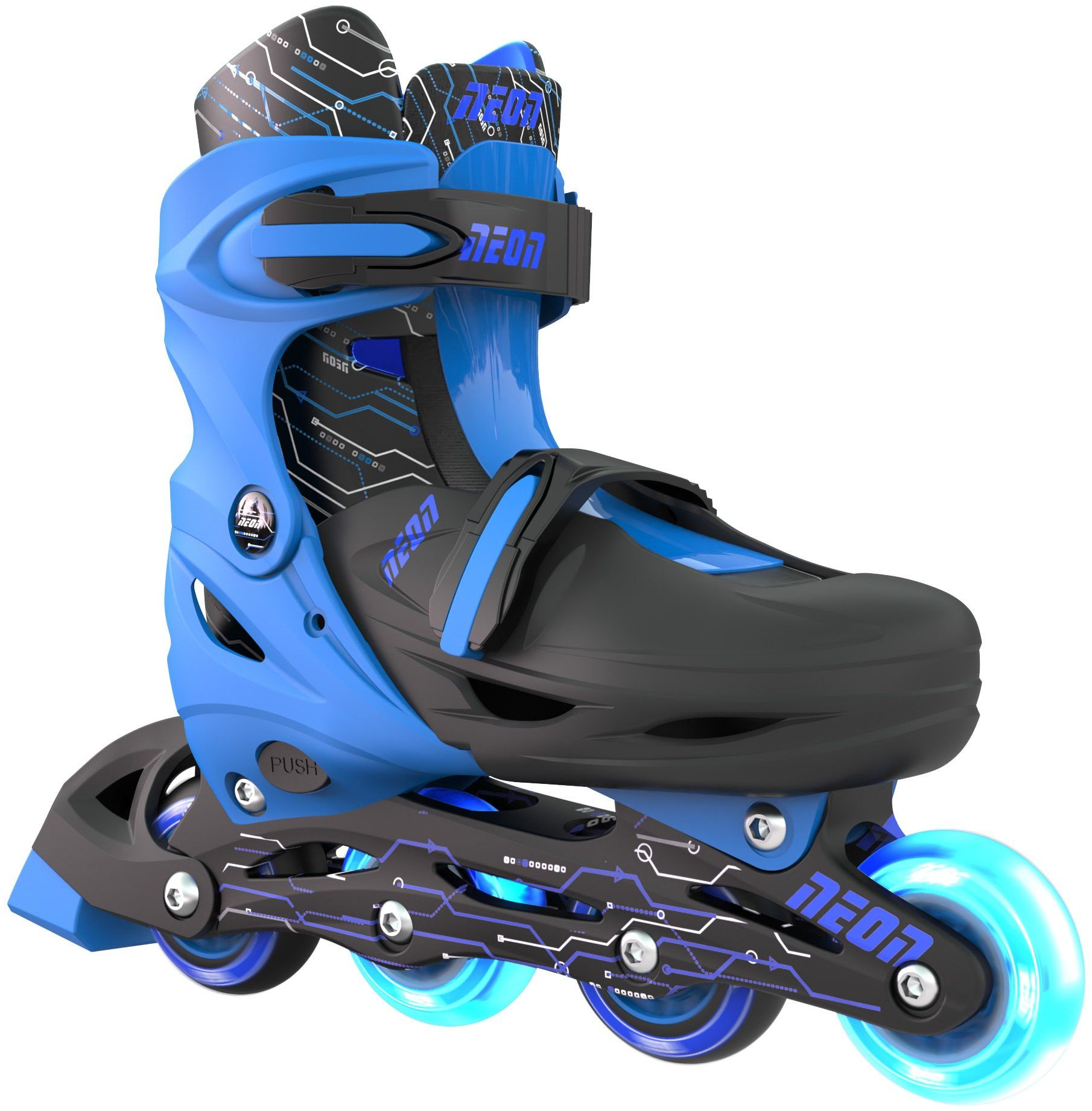 Роликовые коньки Neon Combo Skates Синий (Размер 34-37)