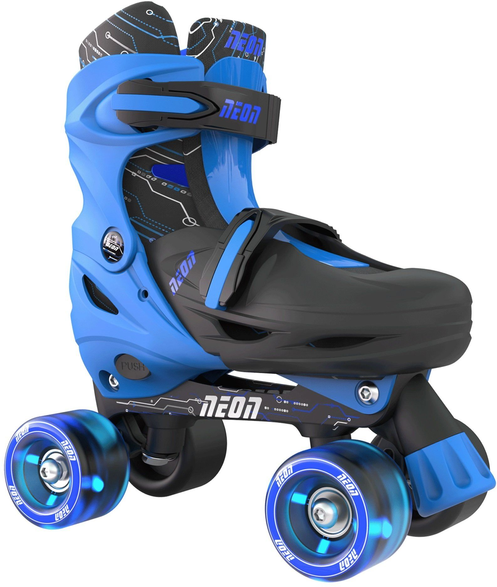 Роликові ковзани Neon Combo Skates Синій (Розмір 34-37)