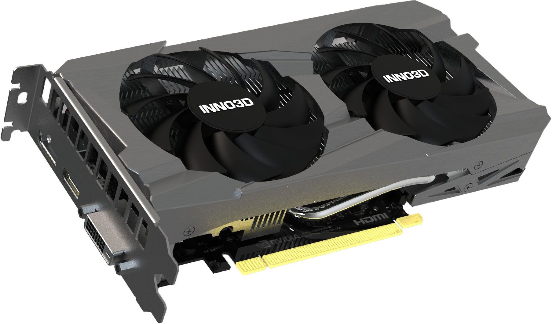 Відеокарта INNO3D GeForce RTX 3050 8GB GDDR6 Twin X2 (N30502-08D6-1711VA41)