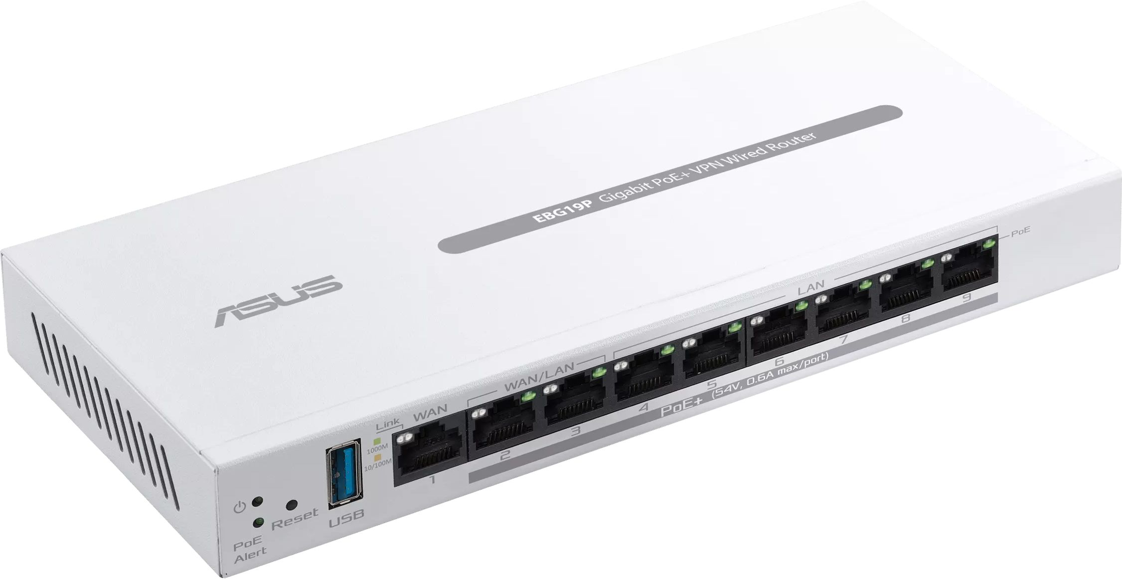 Маршрутизатор ASUS ExpertWiFi EBG19P 8xGE LAN (8xPoE) (90IG08C0-MO3B00)