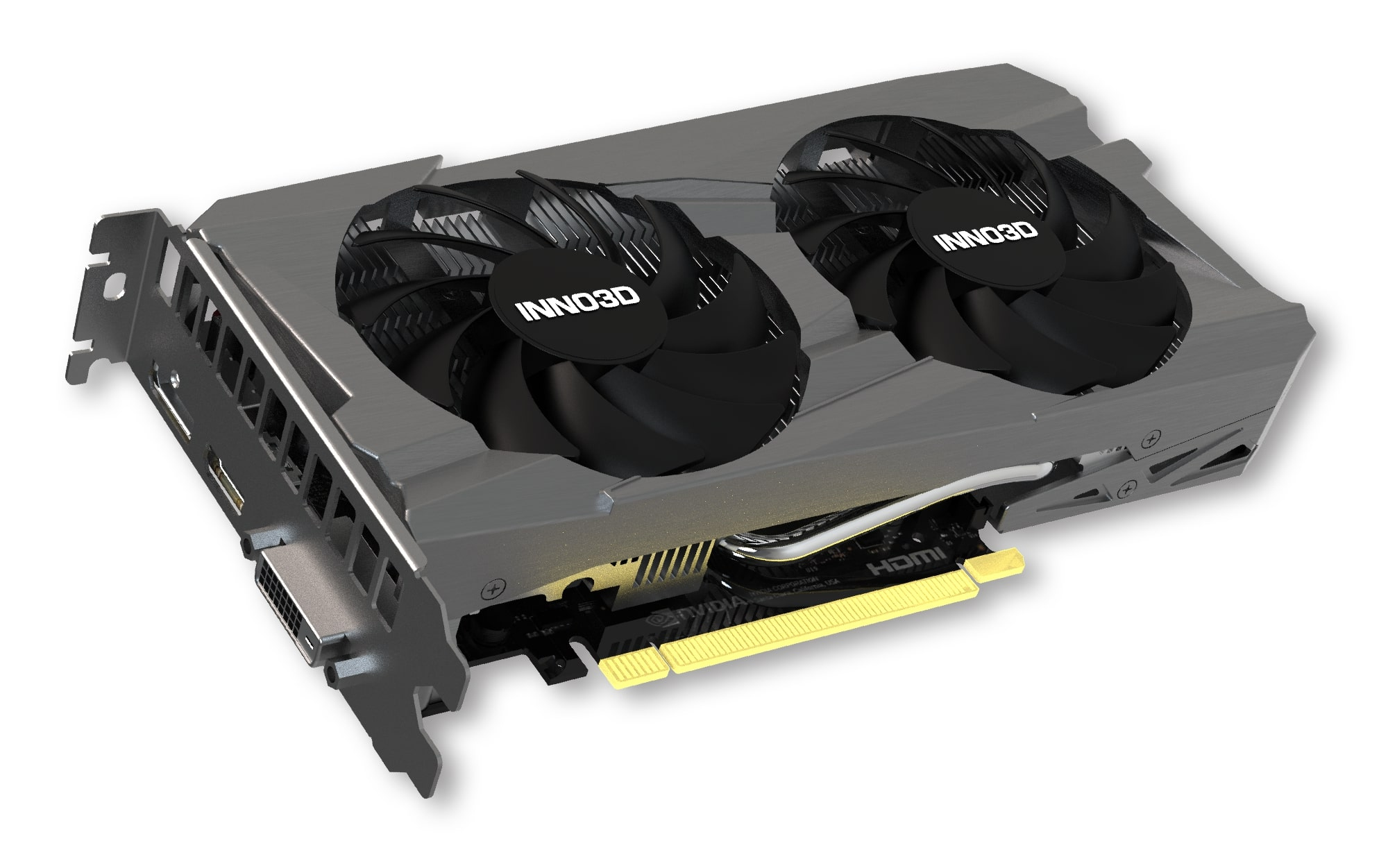 Відеокарта INNO3D GeForce RTX 3050 8GB GDDR6 Twin X2 (N30502-08D6-1711VA41)