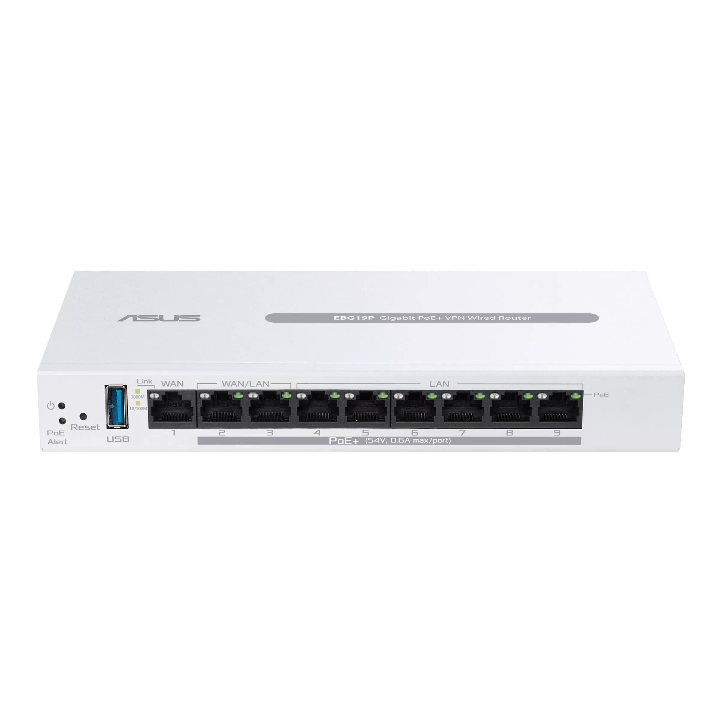 Маршрутизатор ASUS ExpertWiFi EBG19P 8xGE LAN (8xPoE) (90IG08C0-MO3B00)