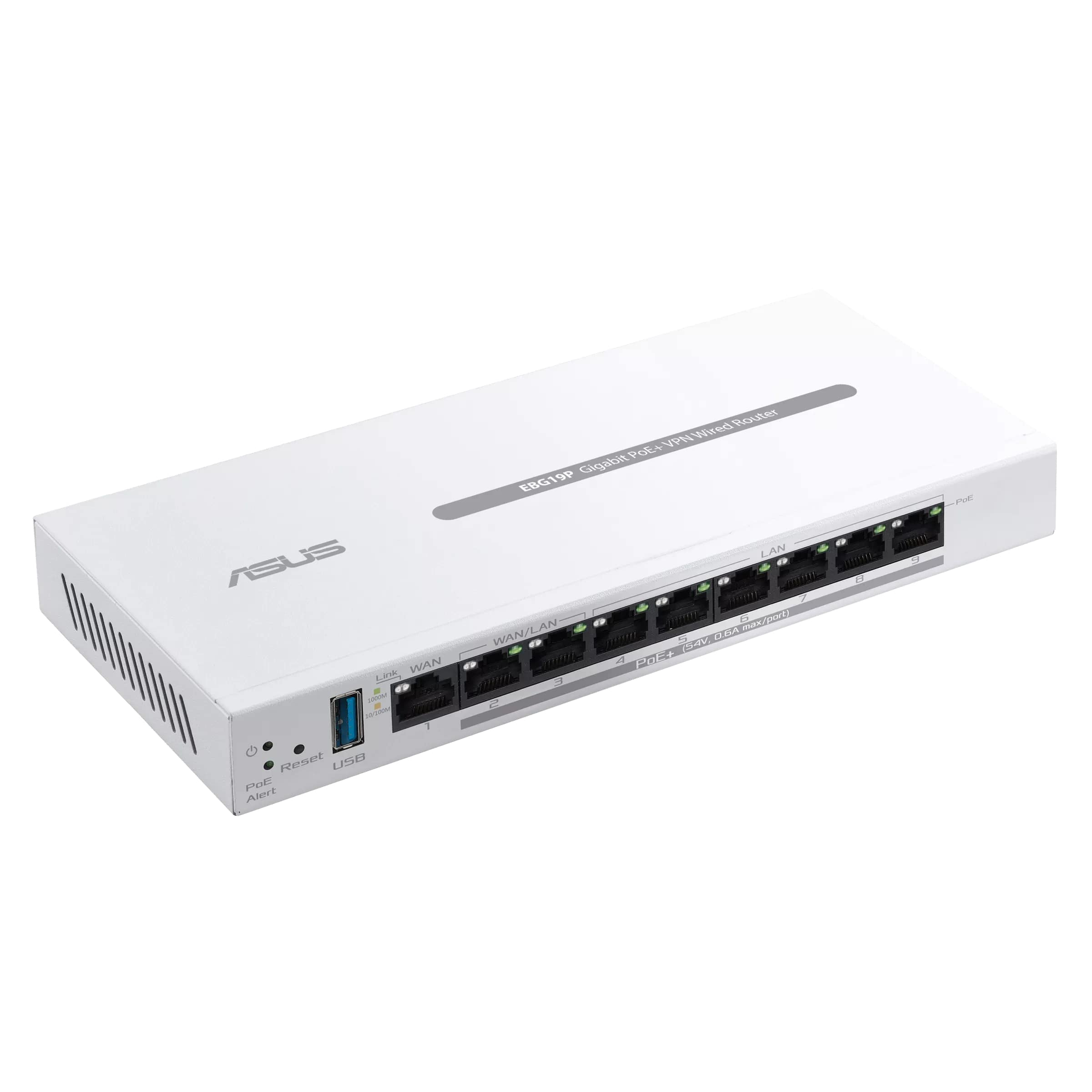 Маршрутизатор ASUS ExpertWiFi EBG19P 8xGE LAN (8xPoE) (90IG08C0-MO3B00)