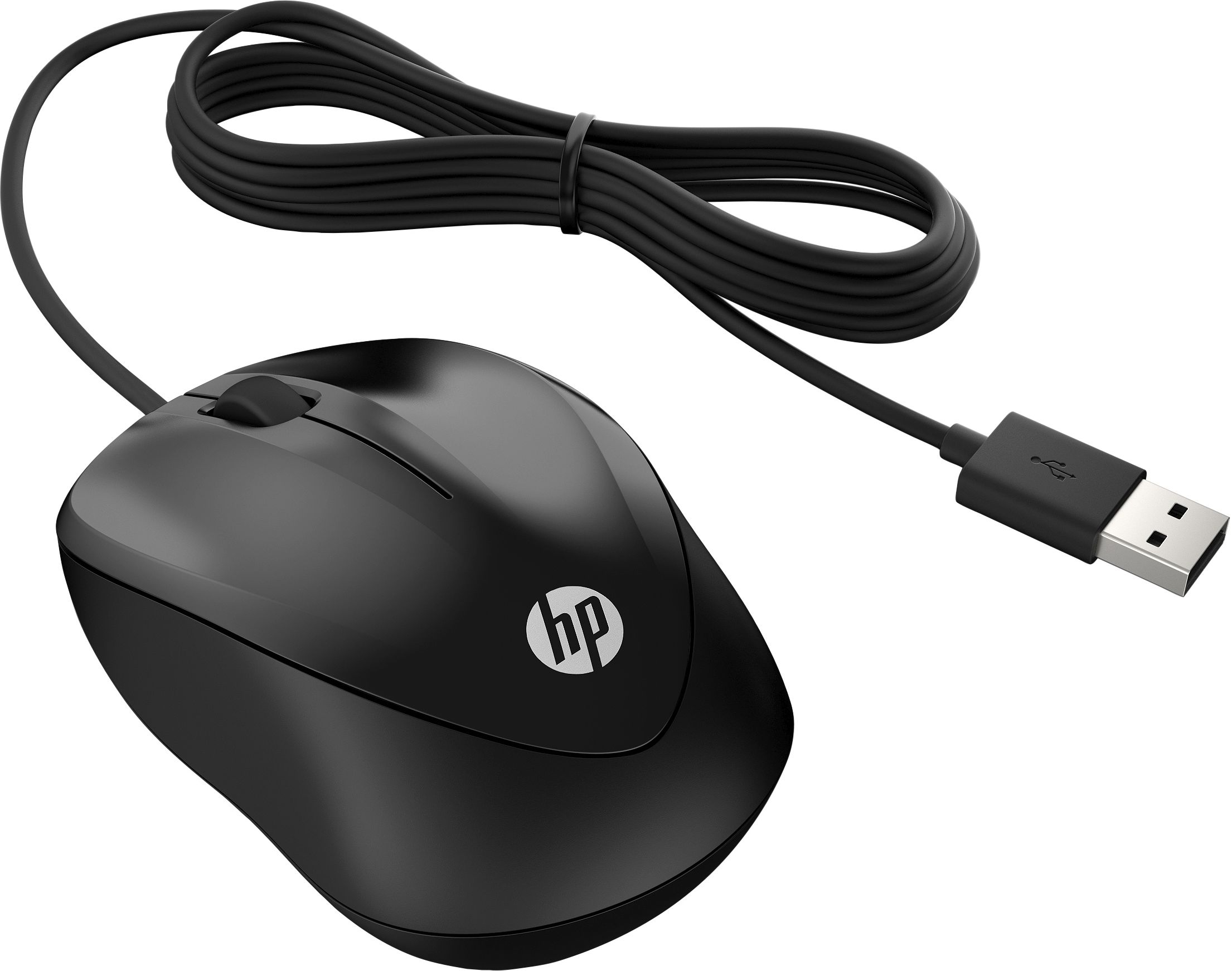 Мышь HP Wired Mouse 1000 USB Black (4QM14AA)