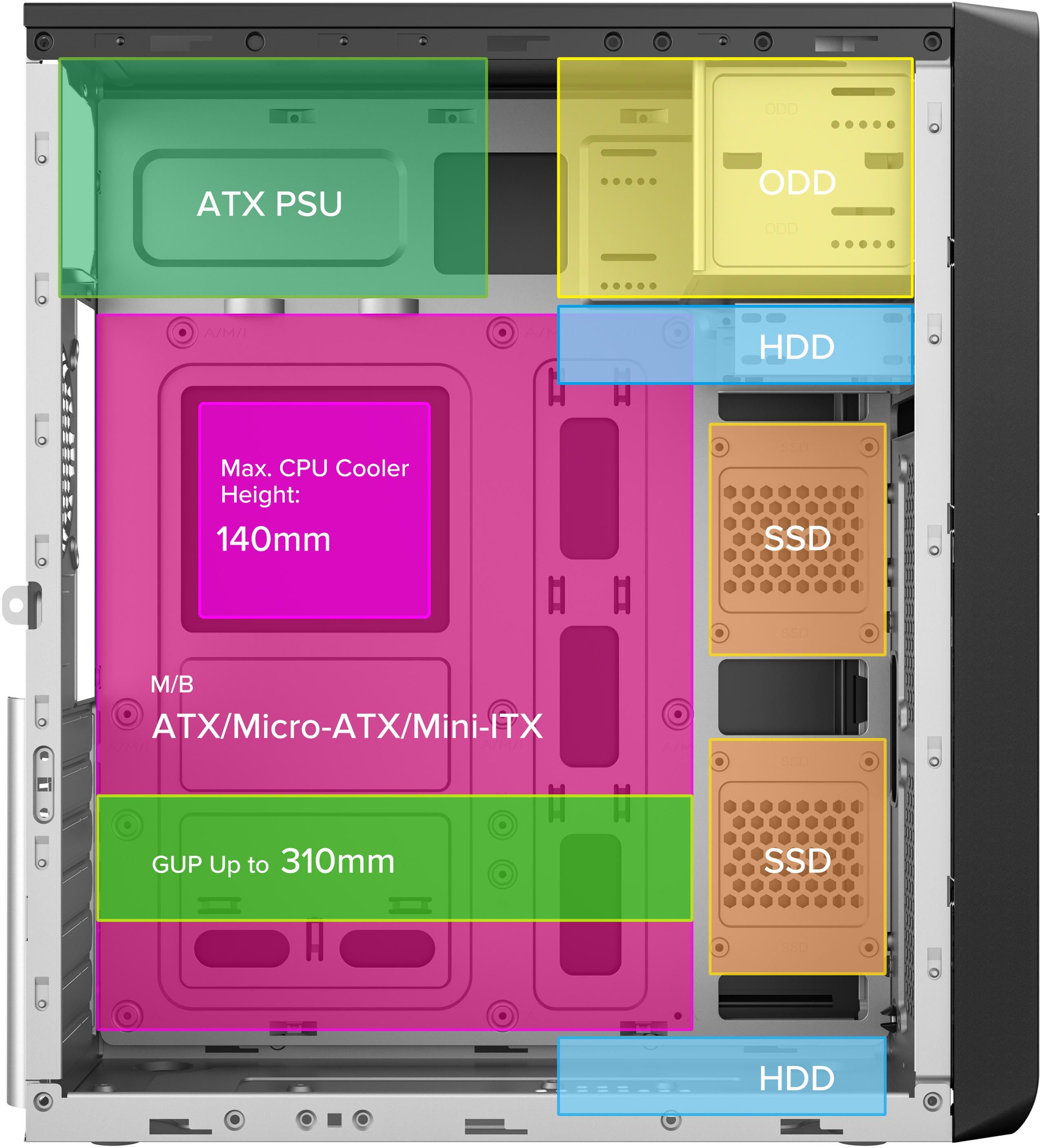 Корпус 2E TeamX TMX01