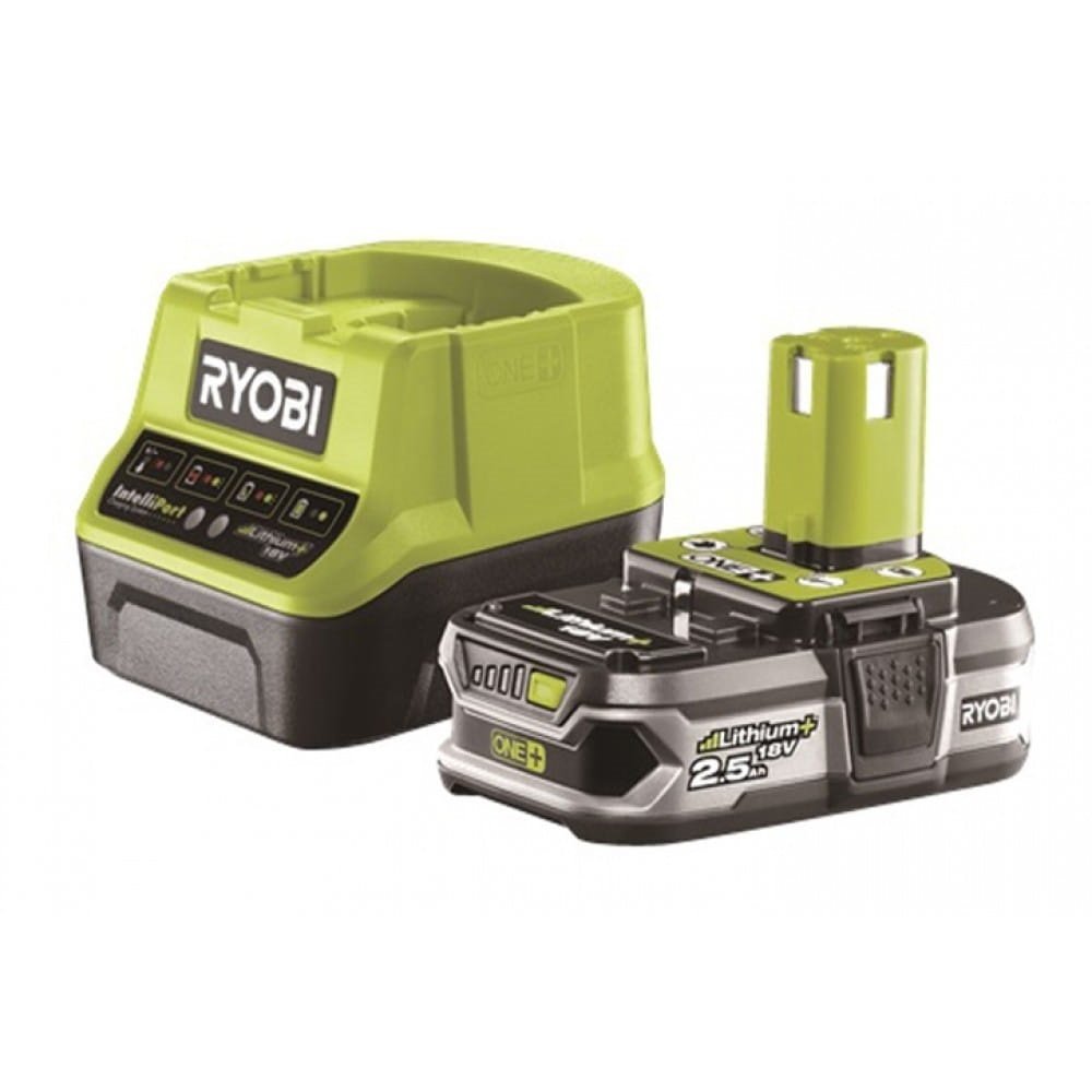 Акумулятор та зарядний пристрій Ryobi ONE+ RC18120-125 18В 2.5А/год Lithium+ (5133003359)