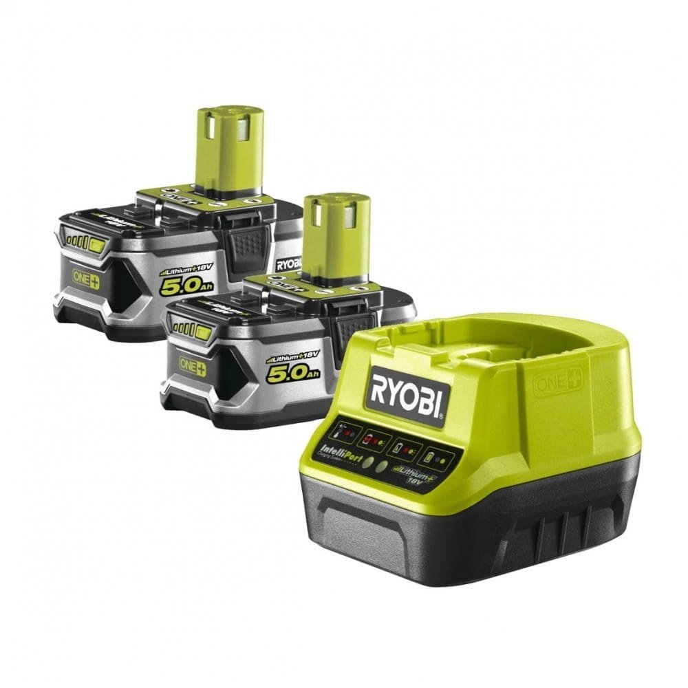 Акумулятор та зарядний пристрій Ryobi ONE+ RC18120-250 18В 2х5.0А/ч Lithium+