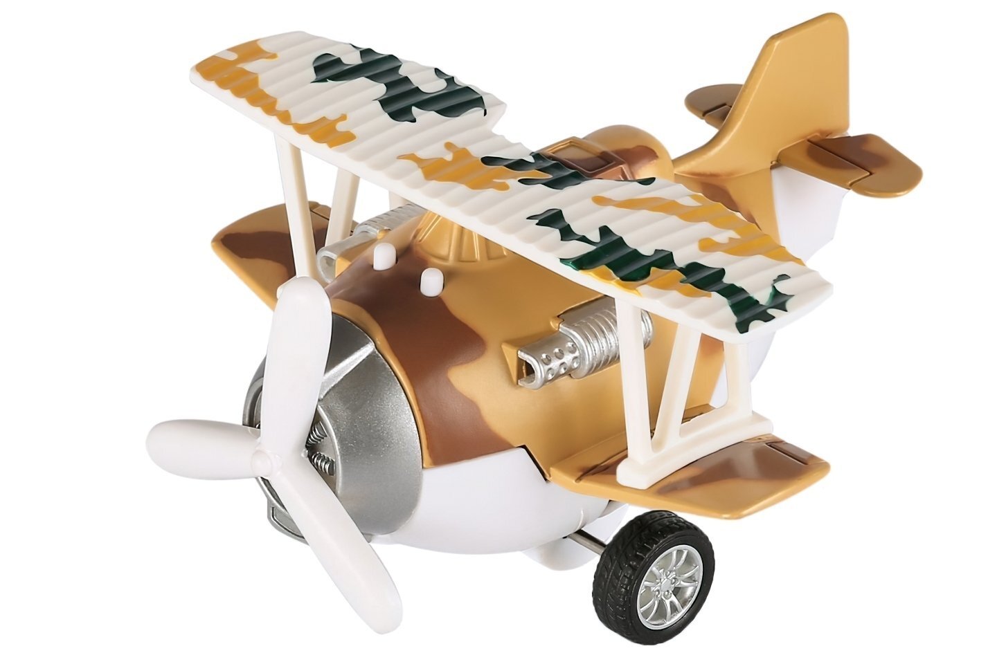 Літак металевий інерційний Same Toy Aircraft коричневий (SY8016AUt-3)