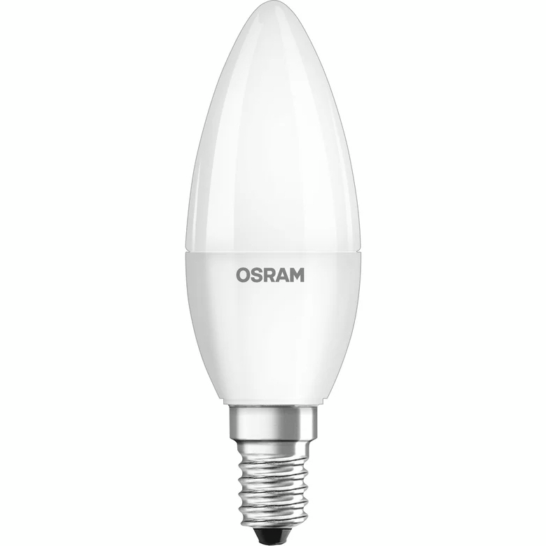 Набір ламп 4шт Osram Led E14 4.9Вт 4000К 470Лм B40 (4058075819474)