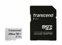 Карта пам'яті Transcend microSDXC 256GB C10 UHS-I R95/W45MB/s + SD-адаптер (TS256GUSD300S-A)