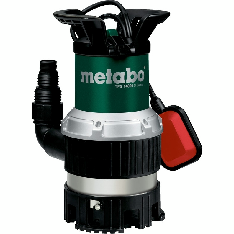 Насос занурювальний комбінований Metabo TPS 14000 S COMBI, 14 куб/год (0251400000)