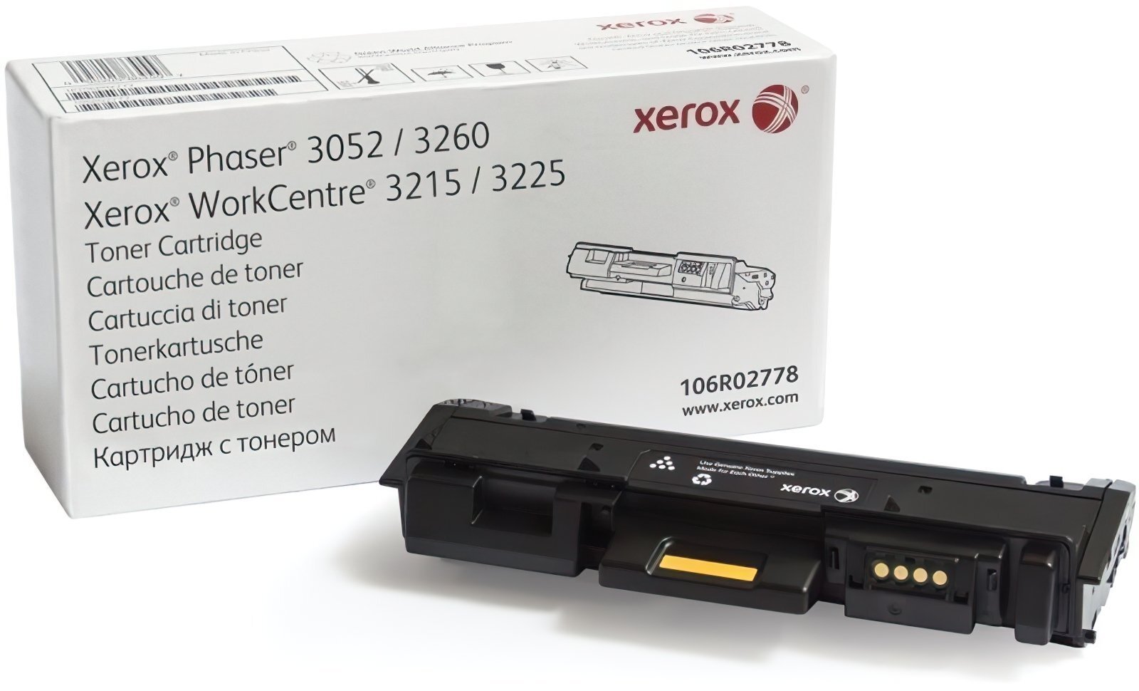 Картридж лазерний Xerox Phaser P3052/3260/WC3215/3225, 3K (106R02778)