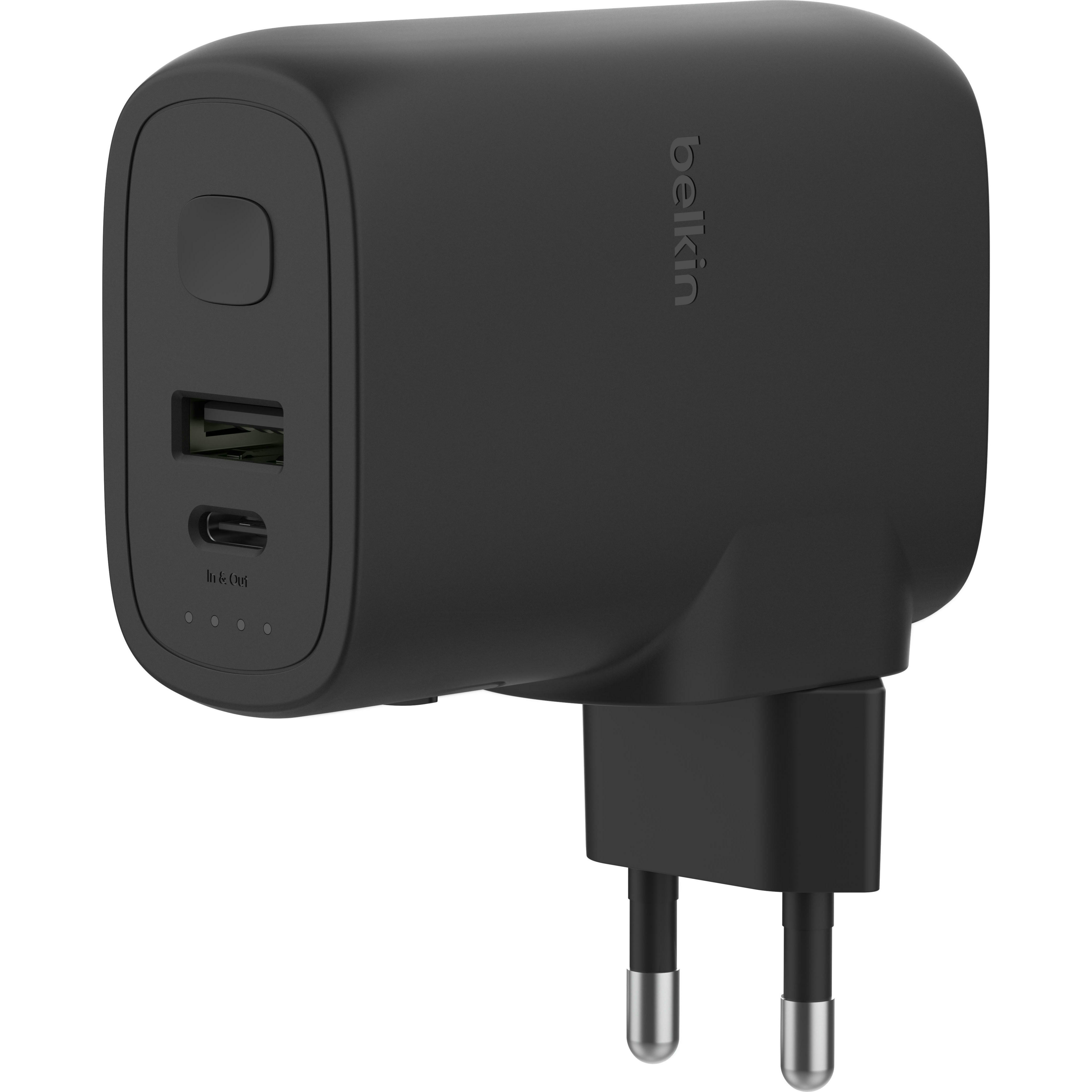 Зарядний пристрій Belkin 25Вт USB-С PD, PowerBank 5000mAh Black (BPZ003BT1MBK-B6)