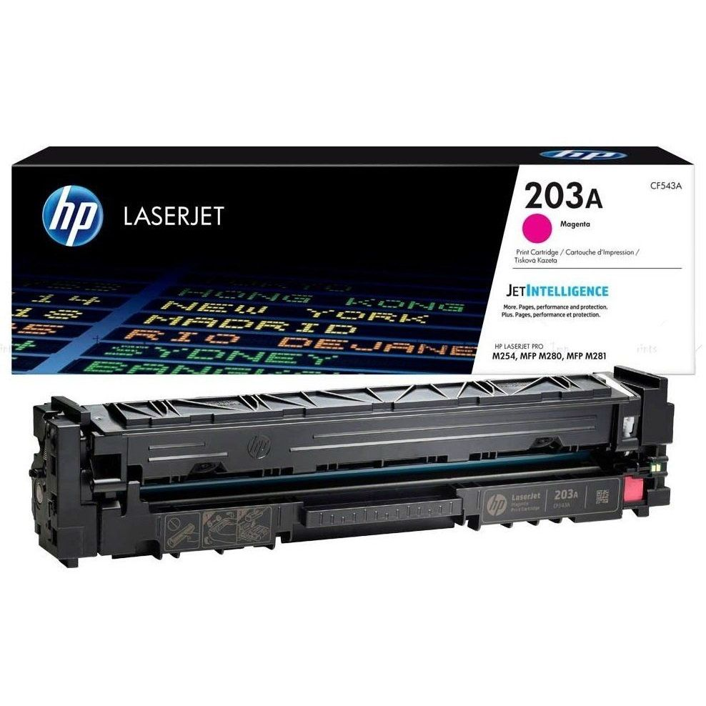 Тонер-картридж лазерний HP 203A CLJ M280/M281/M254 Magenta 1300 стр (CF543A)