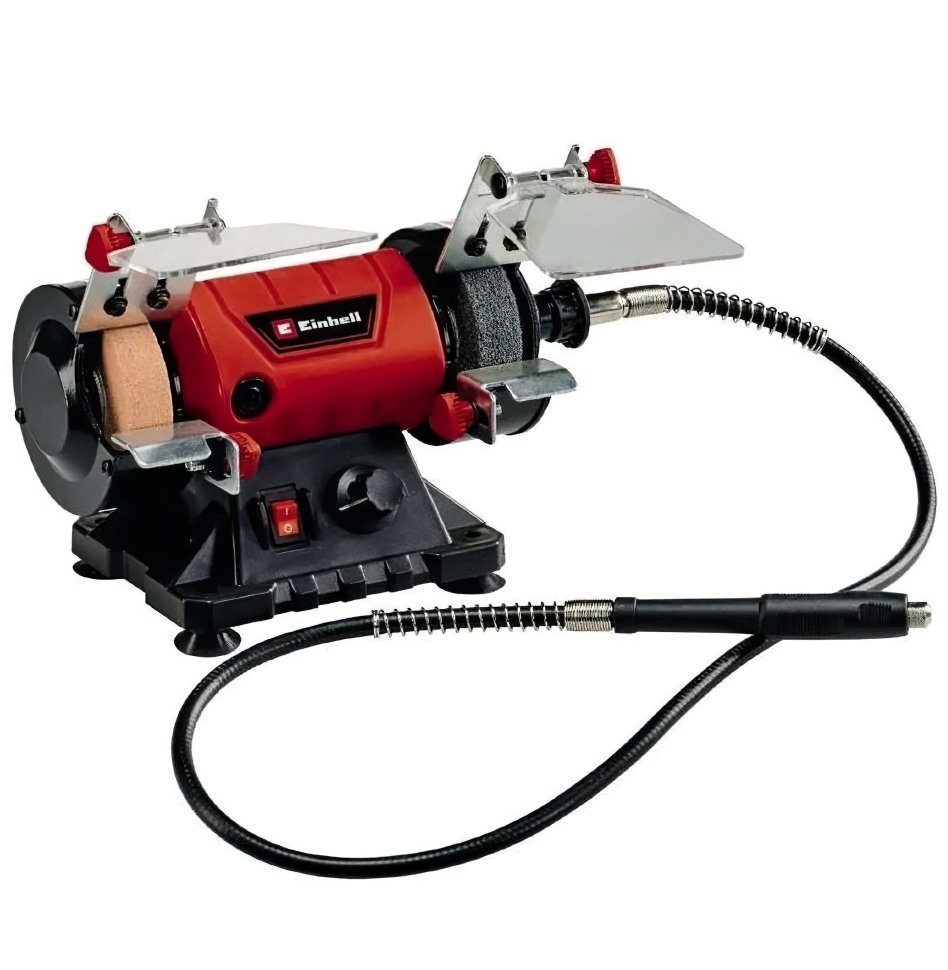 Точило Einhell TC-XG 75 Kit, 150 Вт, диск 75 мм, гнучкий вал